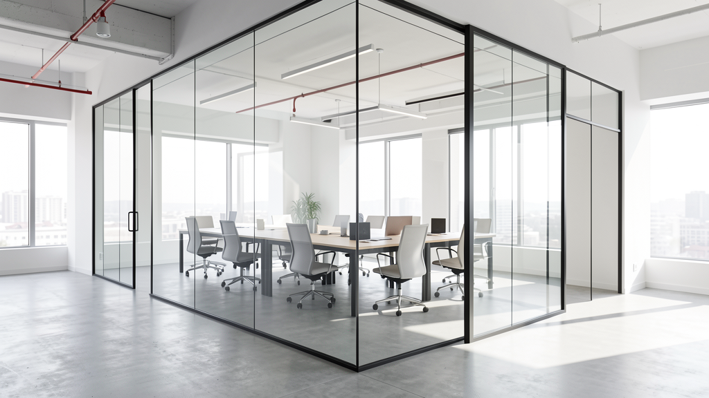 Glass partition vs drywall comparison